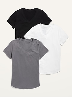 plain t shirt pack women's