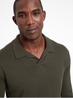 banana republic sweater polo