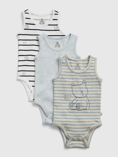 CACHE-COUCHE À MOTIF DE L'OURS BRANNAN POUR BÉBÉ (PAQUET DE 3)