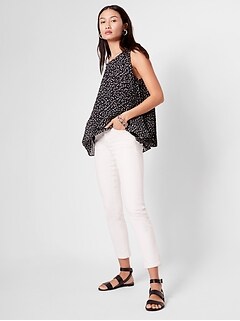 banana republic sheer blouse