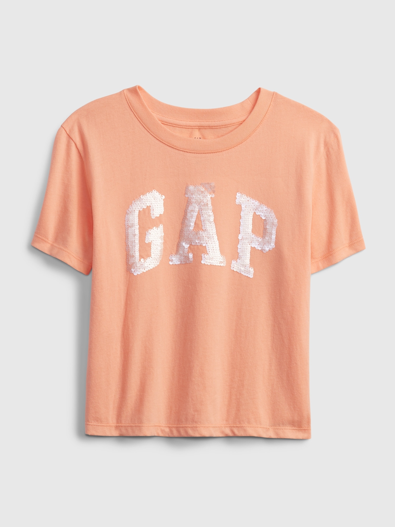人気ブランドを GAPギャップ ジュニアサイズ サメTシャツ スパンコール