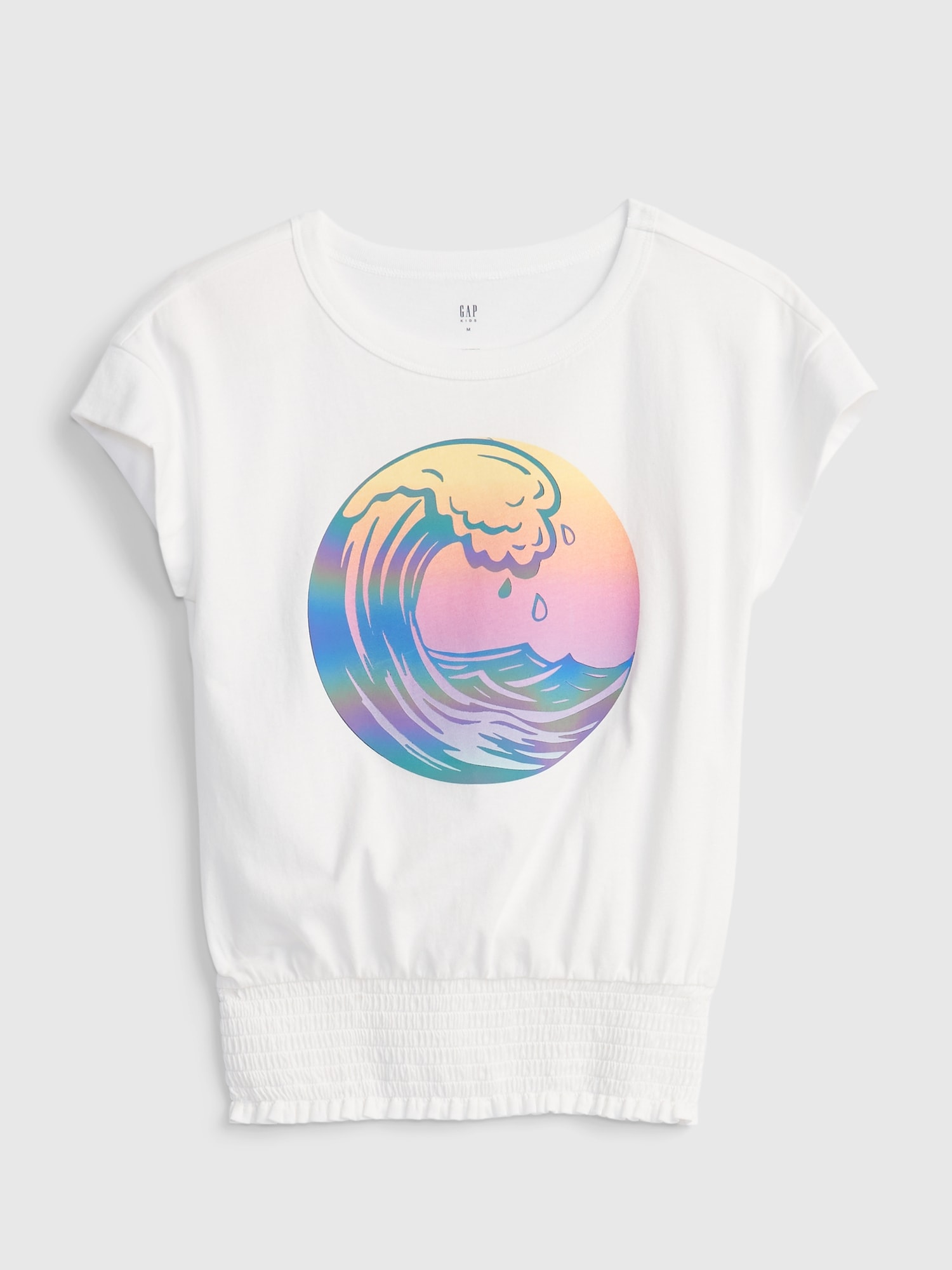 Kids Organic Cotton Smocked Shirt