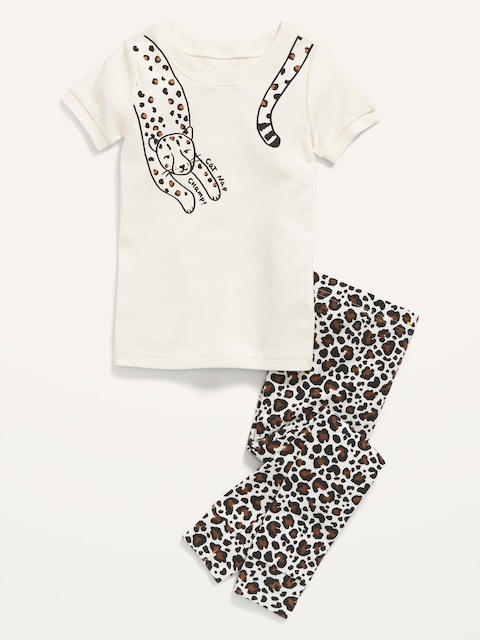 Unisex Printed Pajama Set for Toddler & Baby