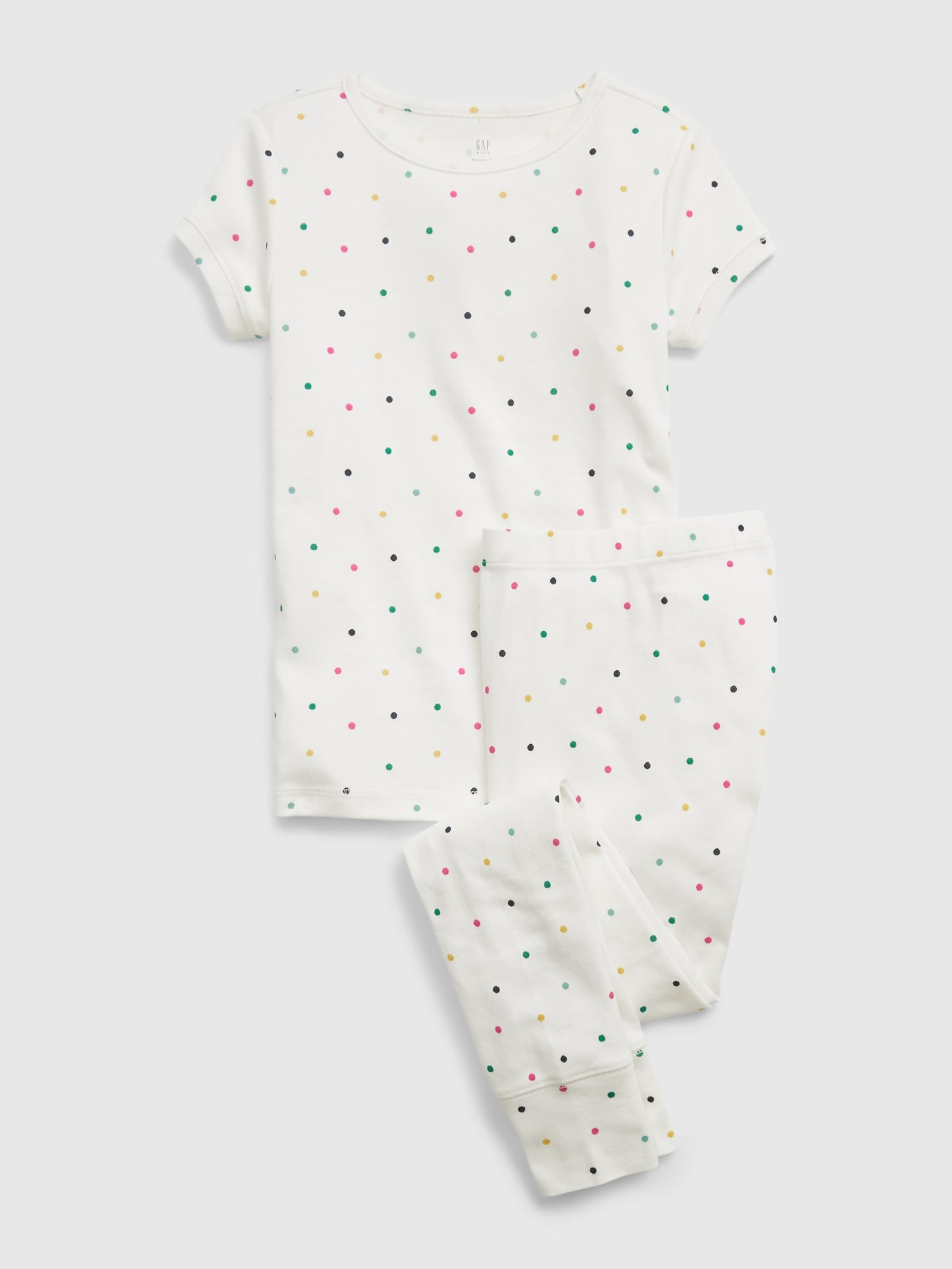 PYJAMA À POIS 100 % COTON BIOLOGIQUE POUR ENFANT