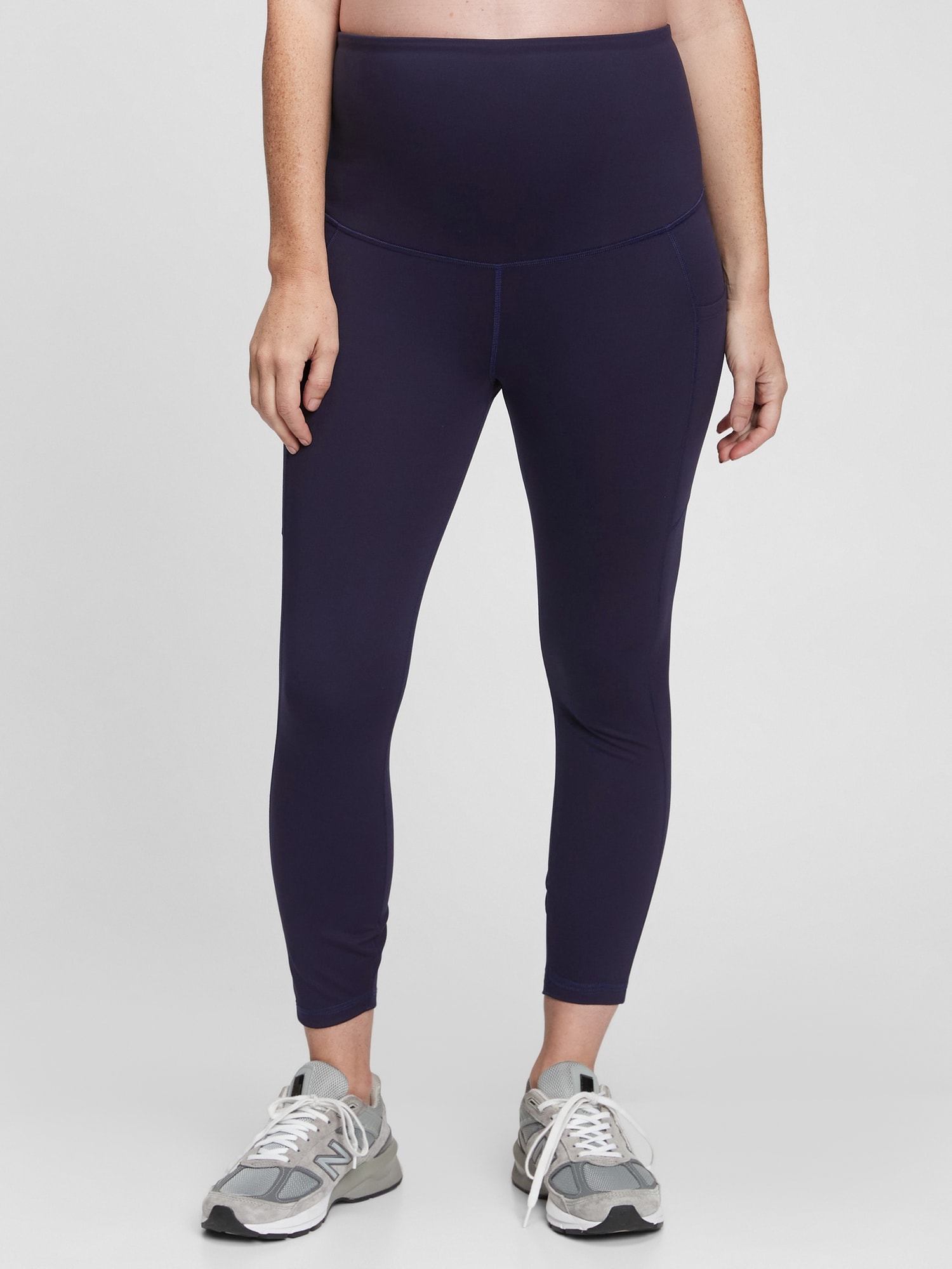 LEGGING DE MATERNITÉ GAPFIT LONGUEUR 7/8 HYBRIDE RECYCLÉ À PANNEAU COMPLET