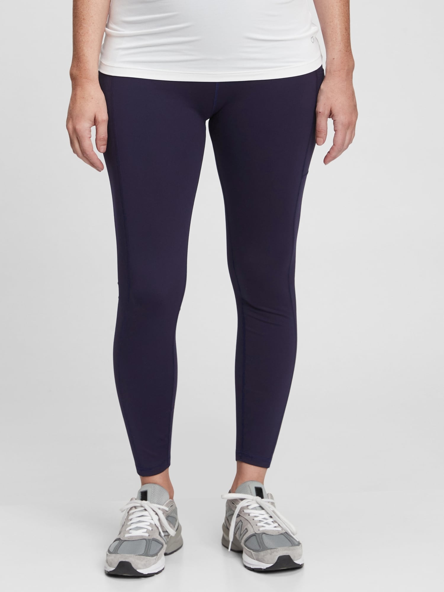 LEGGING DE MATERNITÉ GAPFIT HYBRIDE RECYCLÉ À PANNEAU COMPLET