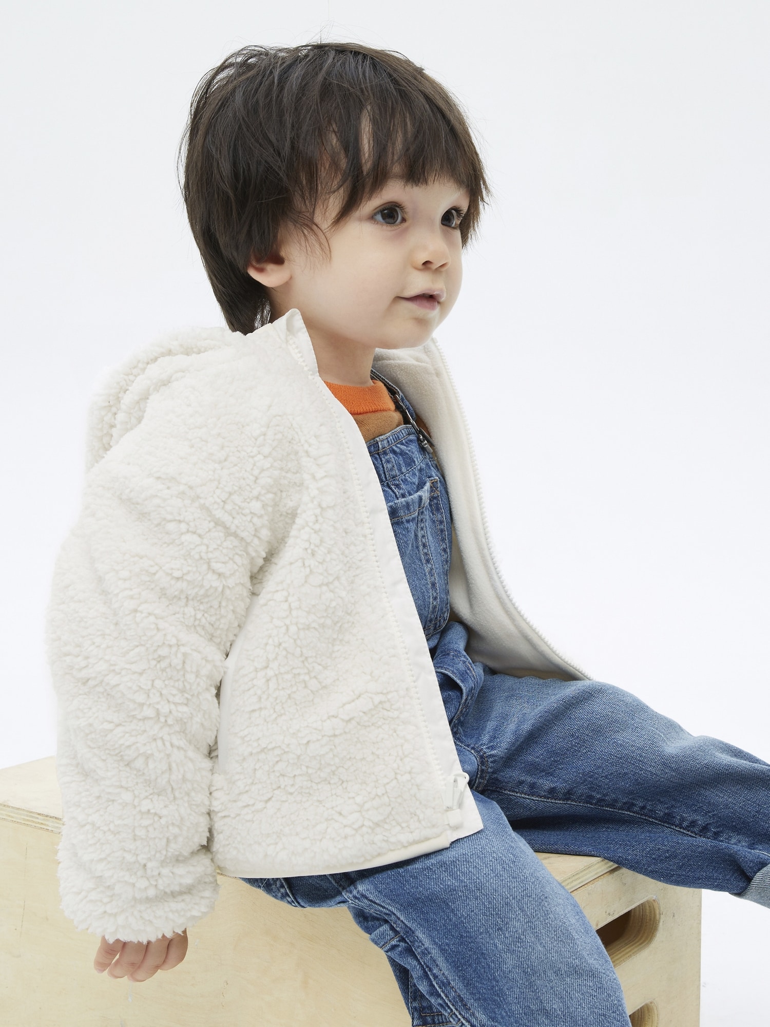 Gap公式オンラインストア | ボア 3イン1 ジャケット (幼児・ユニセックス)