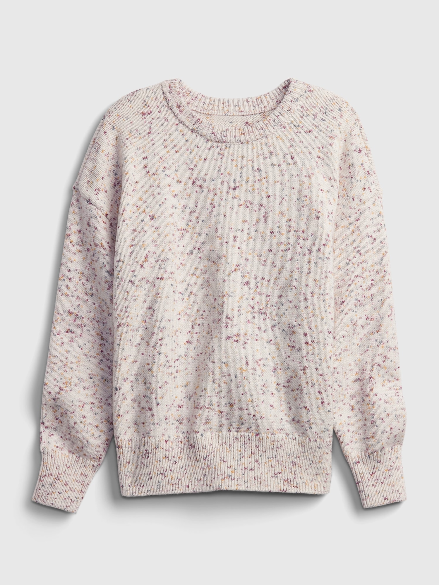 Kids Print Crewneck Sweater