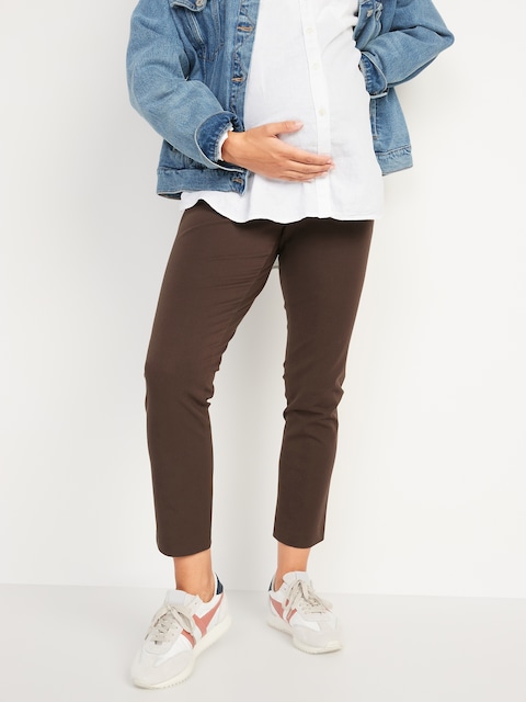 Maternity Full-Panel Pixie Ankle Pants