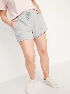 grey sweat shorts womens