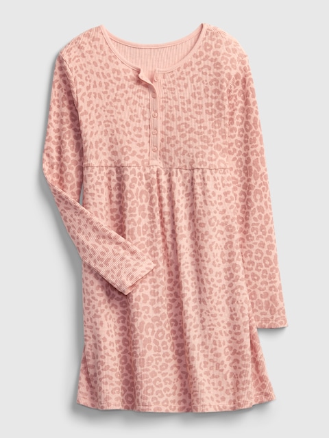ROBE HENLEY EN TRICOT GAUFRÉ POUR ENFANT