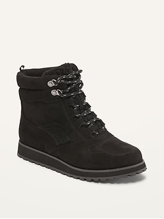old navy black booties