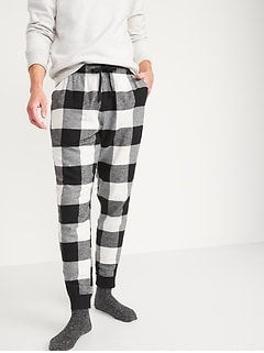 Oldnavy Matching Plaid Flannel Jogger Pajama Pants for Men
