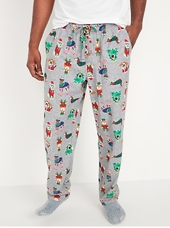 Oldnavy Printed Flannel Pajama Pants for Men