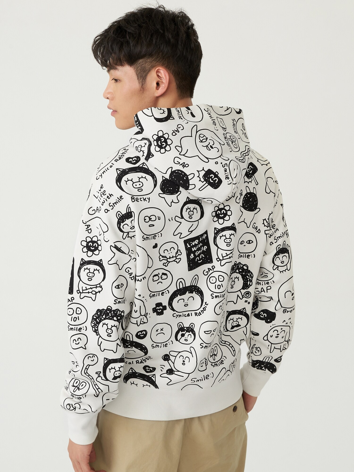 Gap公式オンラインストア | HOZO 総柄プリントパーカー (ユニセックス  