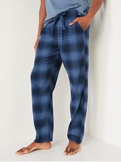 old navy blue plaid pajamas