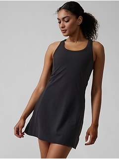 athleta black dress