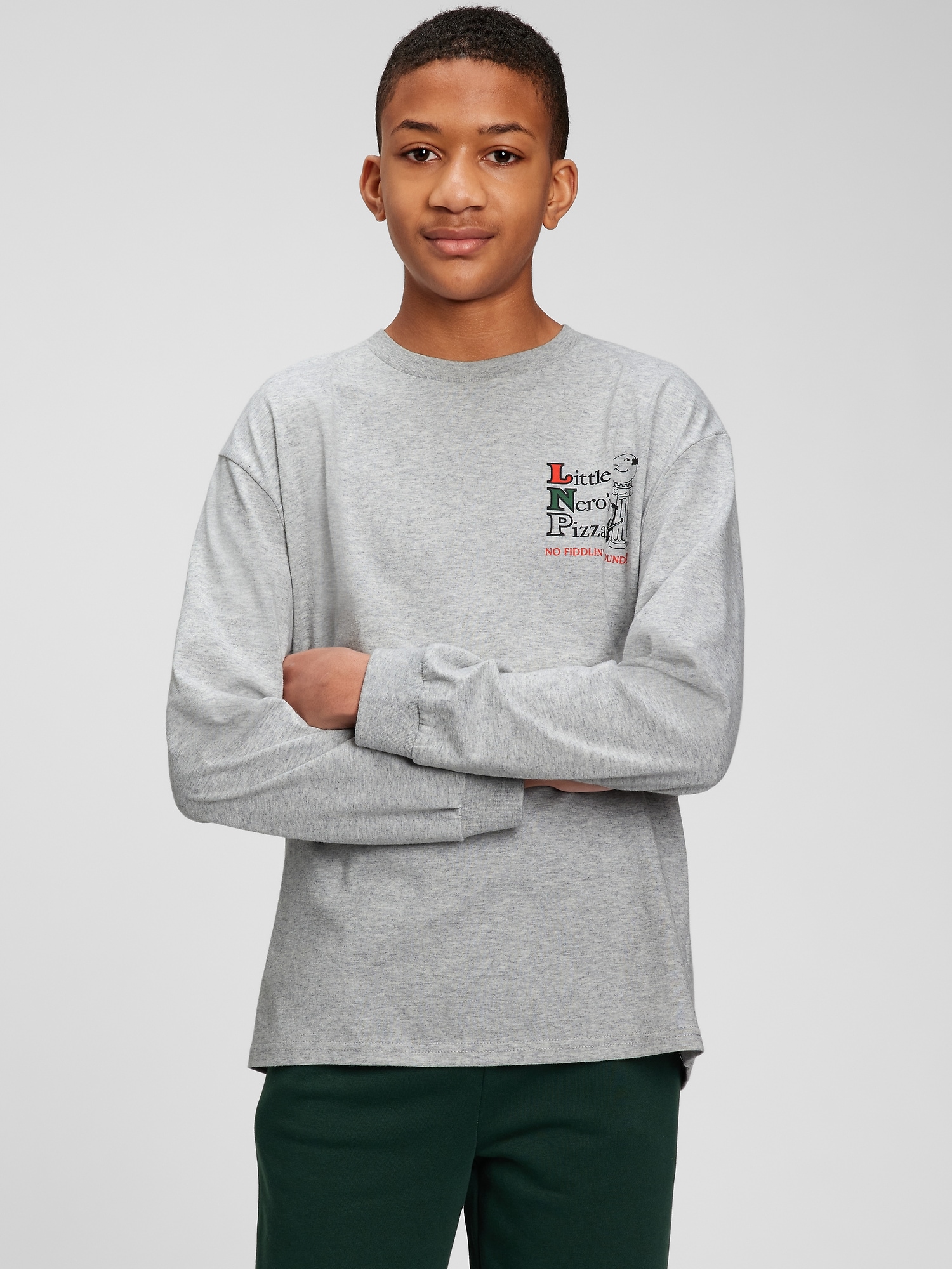 T-SHIRT À IMPRIMÉ DE HOME ALONE 100 % BIOLOGIQUE POUR ADO