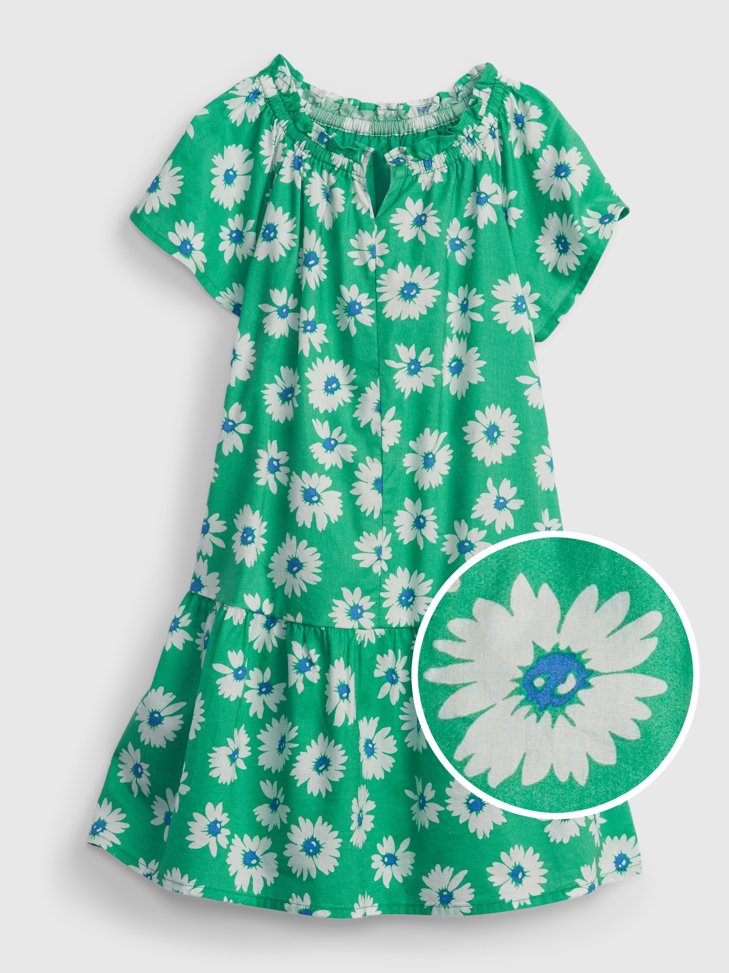 ROBE À VOLANTS À FLEURS POUR TOUTE-PETITE