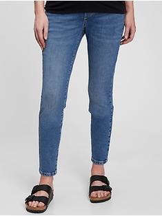 Gap Maternity Full Panel Skinny Jeans with Washwell