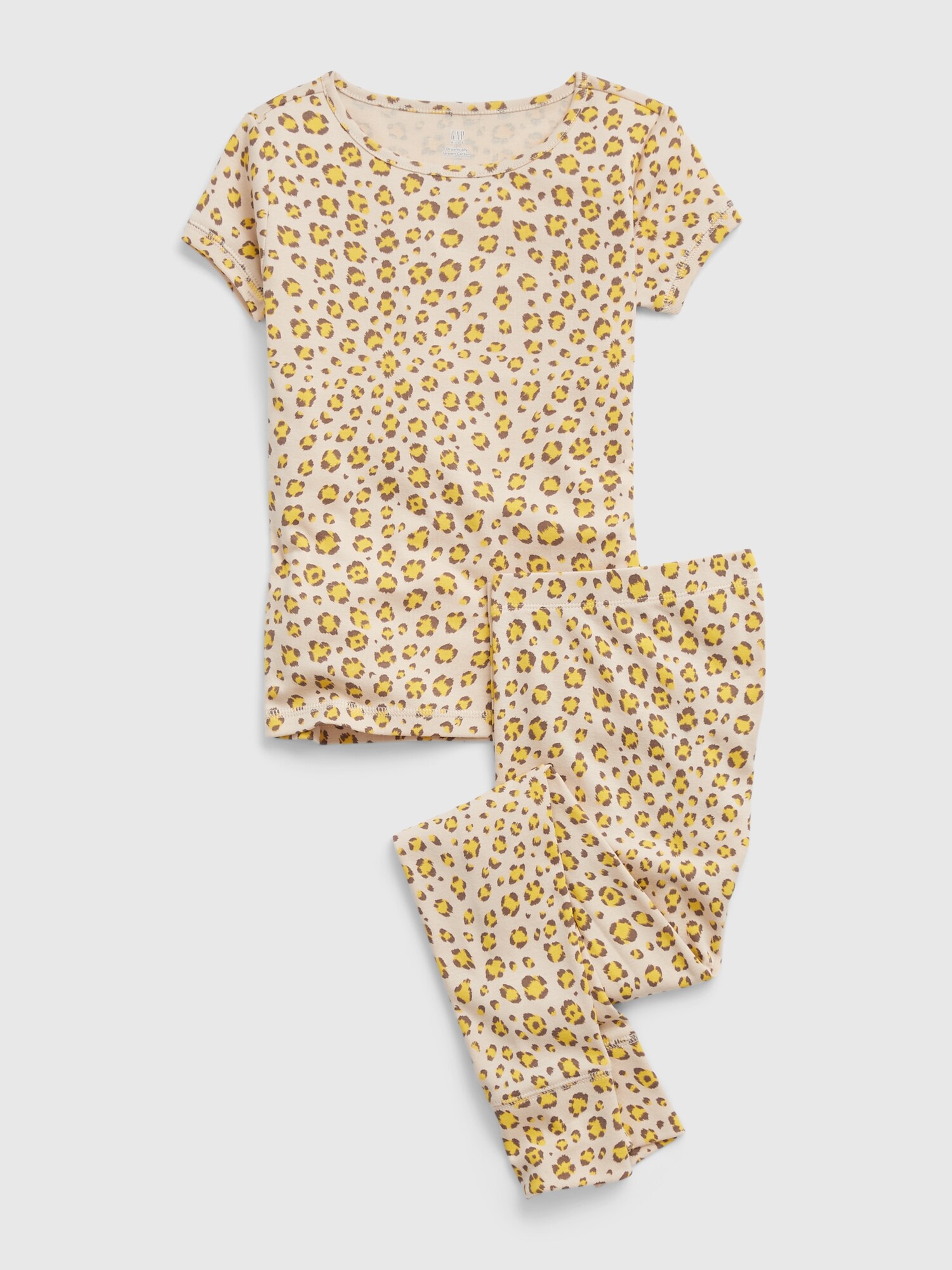 Kids Organic Cotton Leopard PJ Set