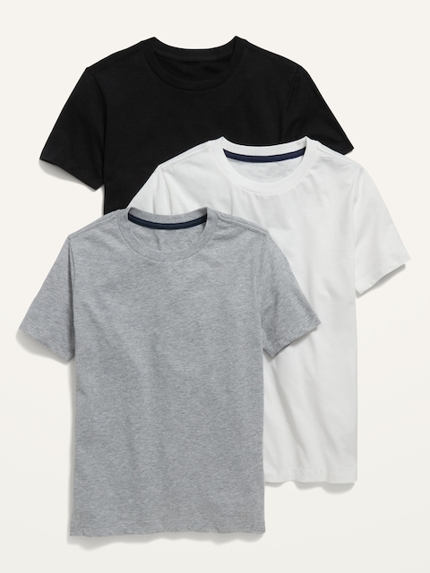 Softest Crew-Neck T-Shirt 3-Pack for Boys