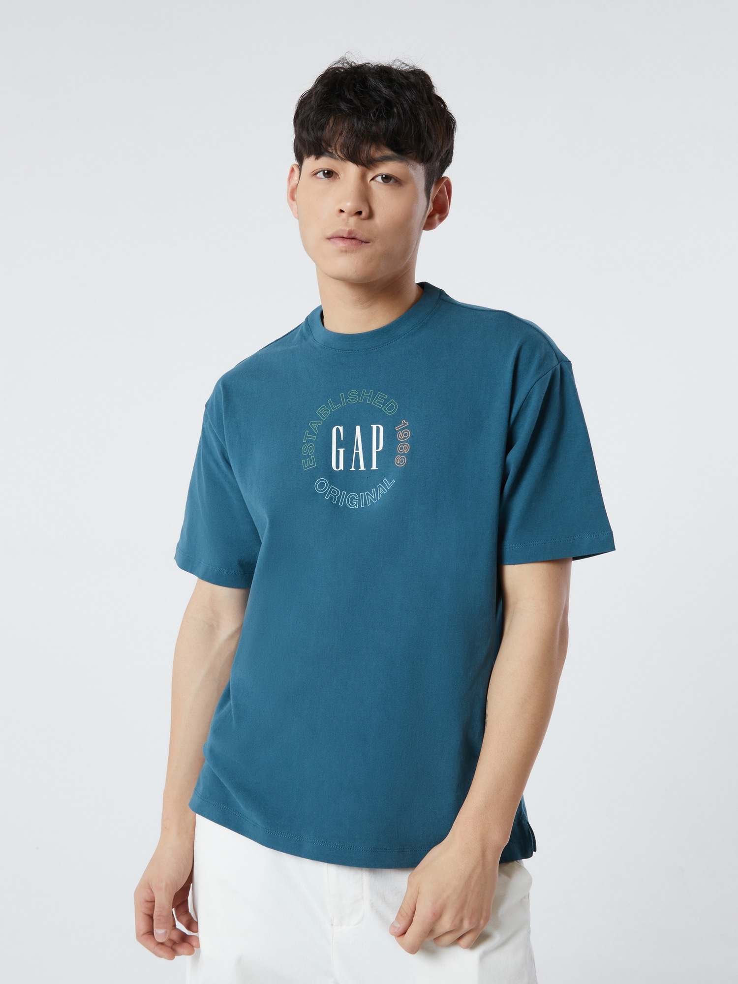 NEW ♡ Gap Kids ギャップキッズ 無地 半袖Tシャツ 水色 XS 100cm