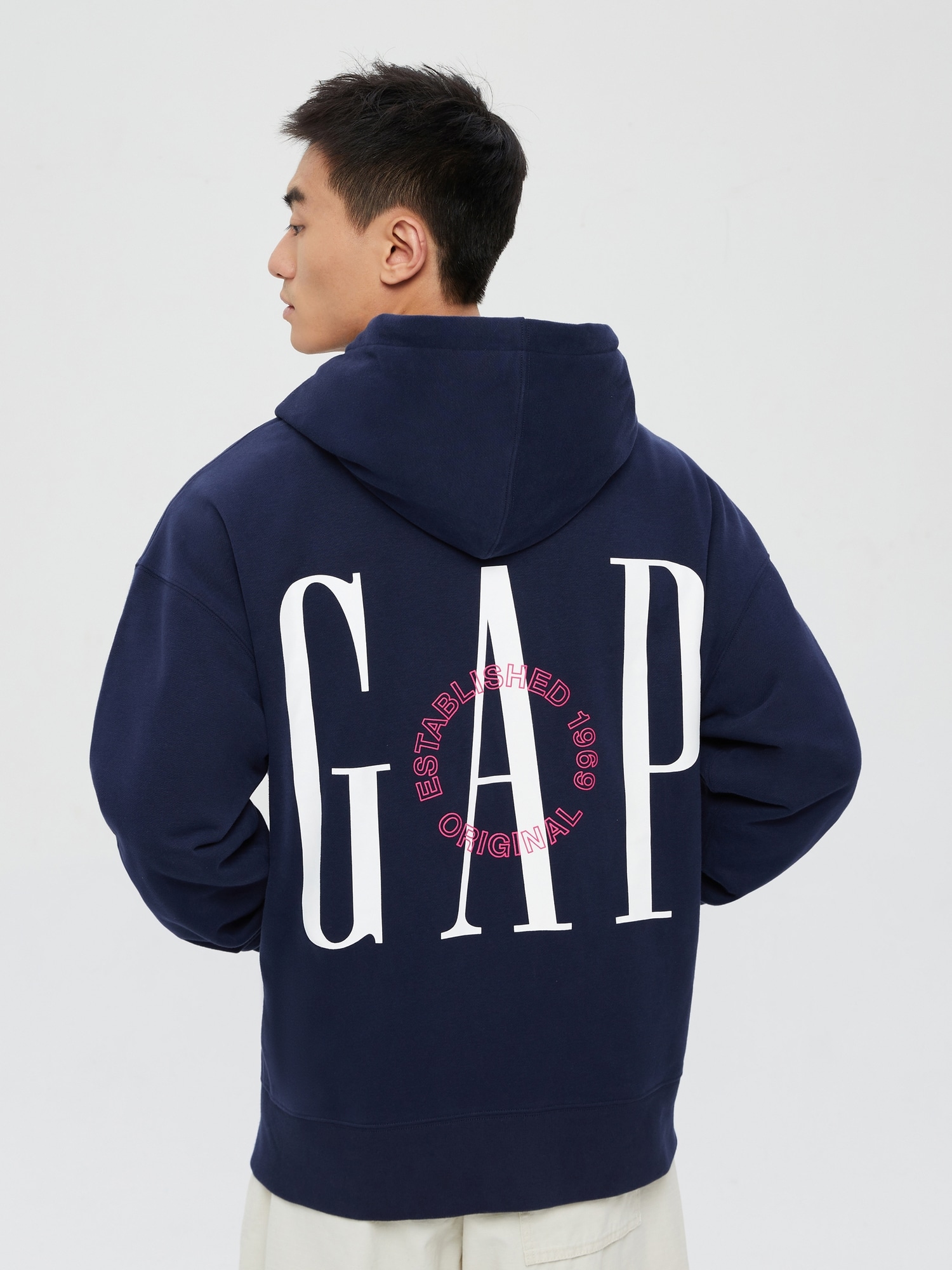 gap リフレクティブパーカ セットアップ 青