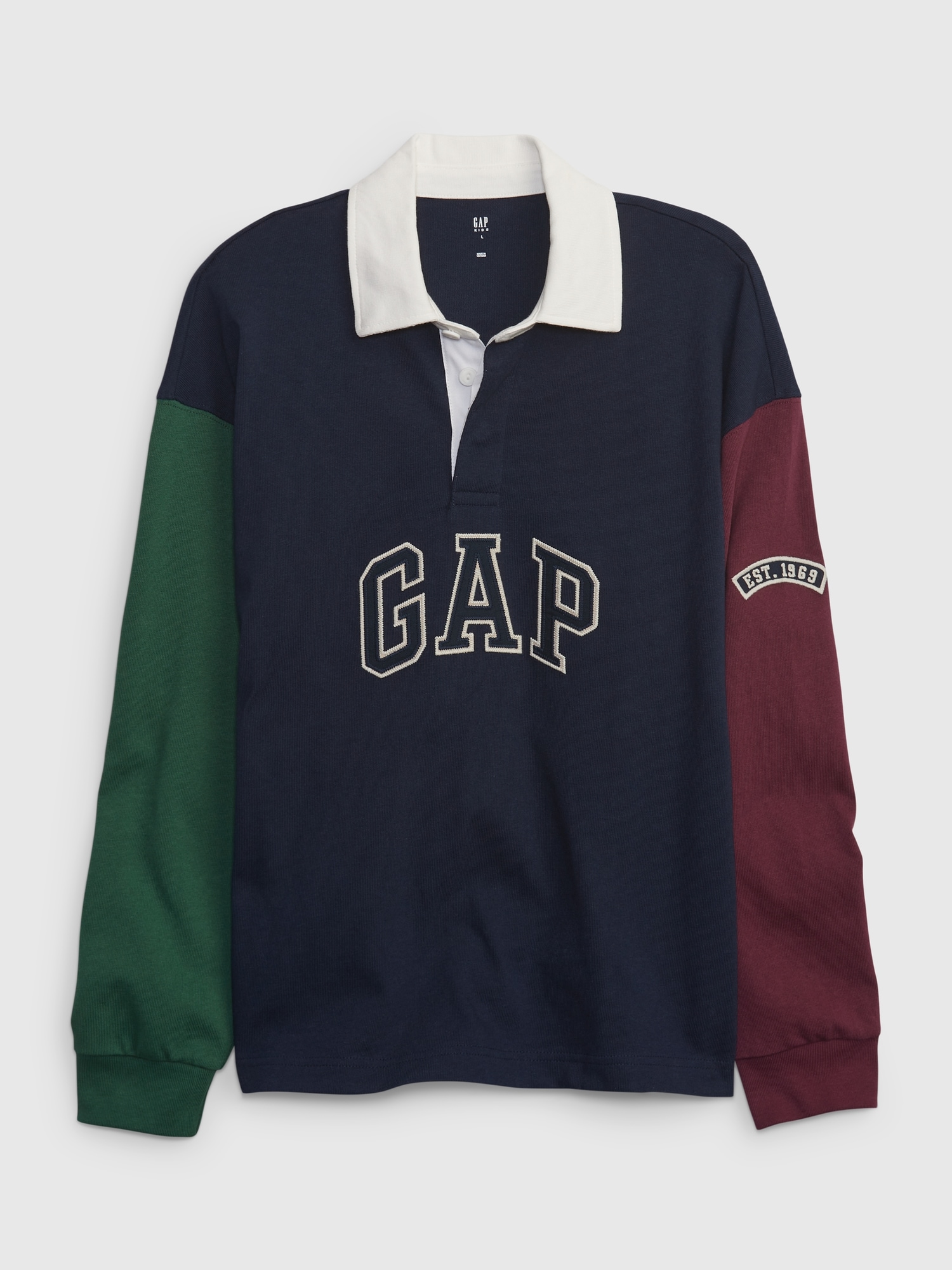 Gap公式オンラインストア | GAPロゴ ラグビーポロシャツ (キッズ)
