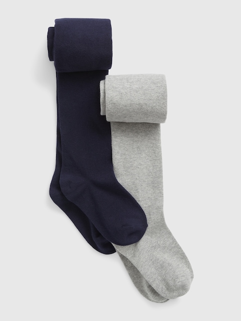 Kids Knit Basic Tights (2-Pack)