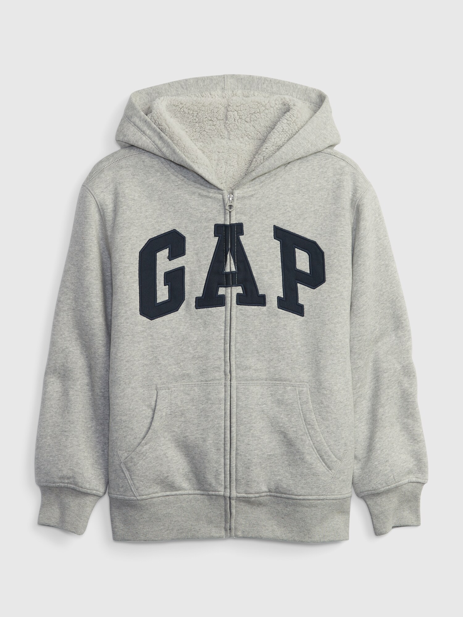 Gap公式オンラインストア | GAPロゴ 裏ボアパーカー (キッズ)