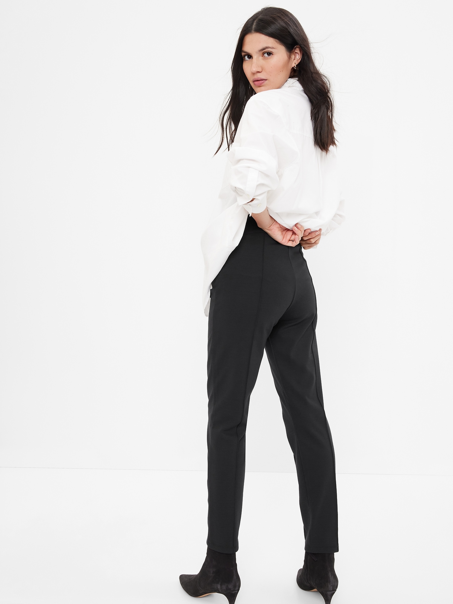 Maternity Full Panel Ponte Pants