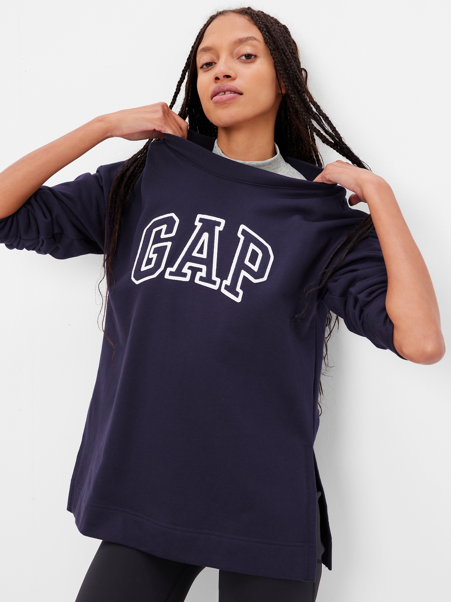 Gap公式オンラインストア GAPロゴチュニック スウェット・トレーナー