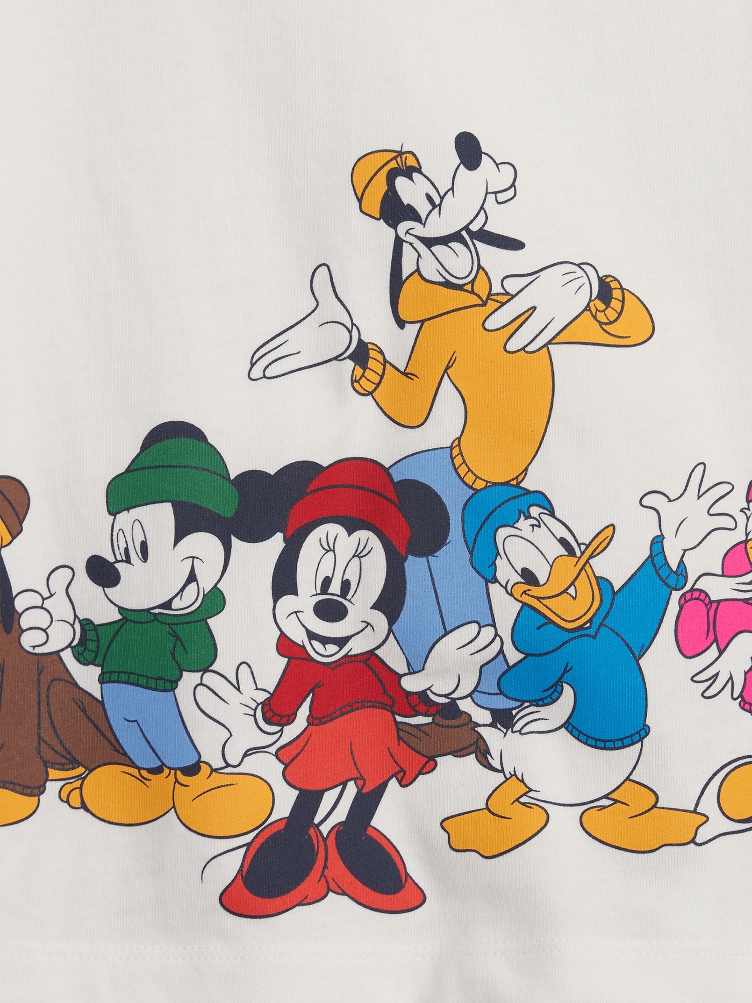 ミッキーマウスと仲間達のシルエットが可愛い四角の標識　米国ディズニーで購入