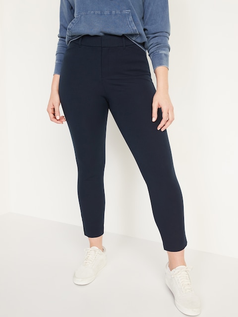 PANTALON PIXIE AJUSTÉ À TAILLE HAUTE LONGUEUR CHEVILLE