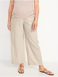 old navy maternity khaki pants