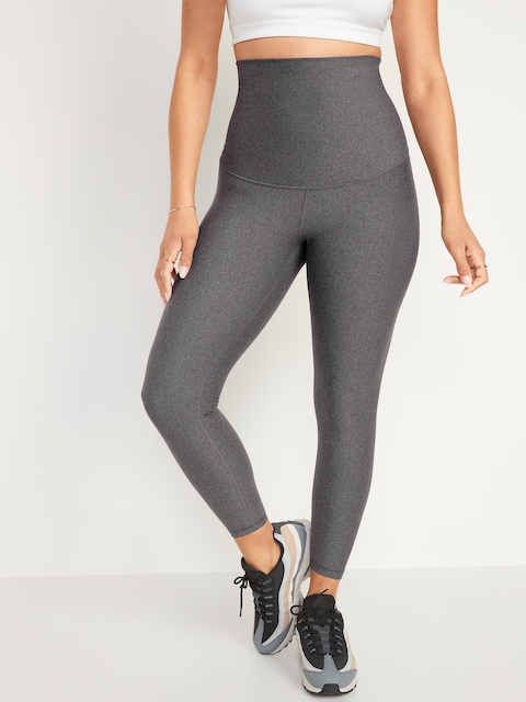 LEGGING DE MATERNITÉ AVEC SOUTIEN POSTPARTUM POWERSOFT, LONGUEUR 7/8