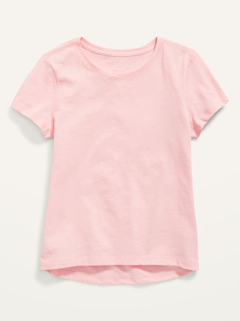 Short-Sleeve Softest Solid T-Shirt for Girls