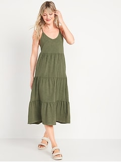 old navy linen shift dress