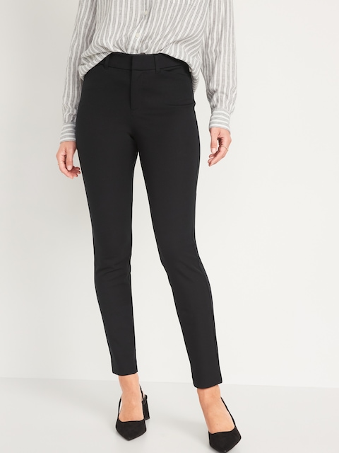 PANTALON PIXIE AJUSTÉ À TAILLE HAUTE