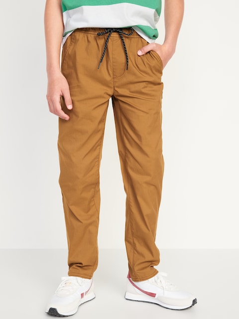 PANTALON CHINO TECHNO EFFILÉ À EXTENSIBILITÉ INTÉGRÉE POUR GARÇON