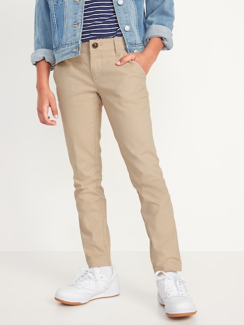 PANTALON D'UNIFORME À COUPE AJUSTÉE POUR FILLE