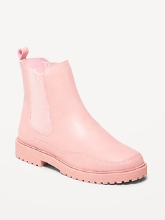 old navy pink boots