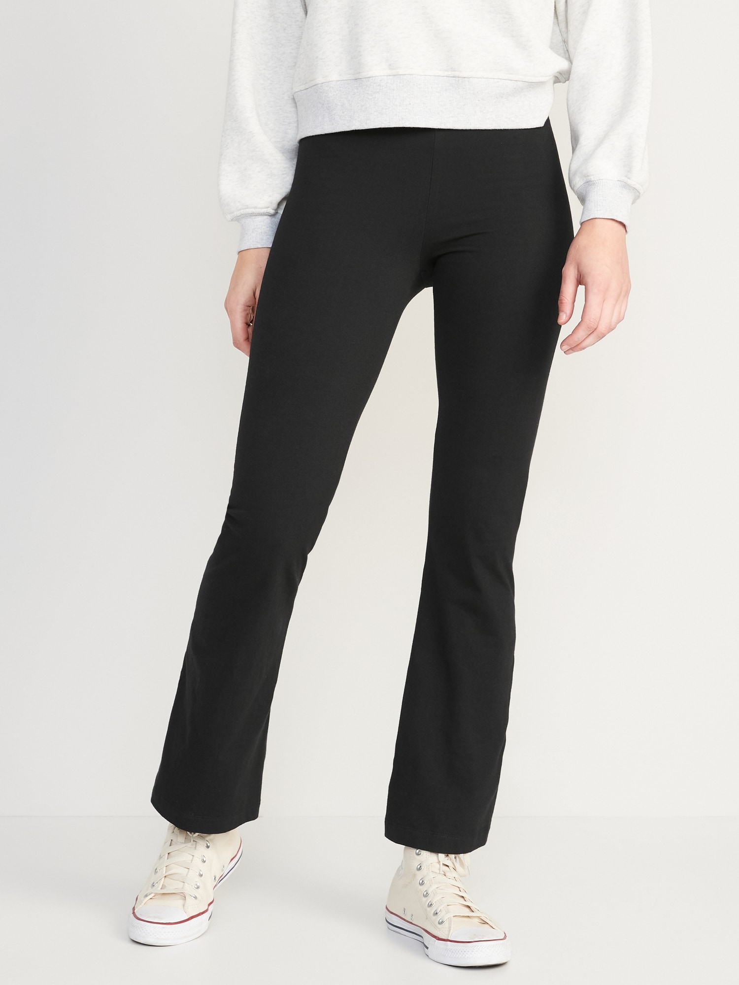 High-Waisted Fashion Flare Leggings