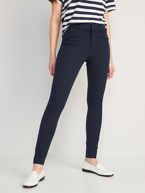 PANTALON PIXIE AJUSTÉ À TAILLE HAUTE