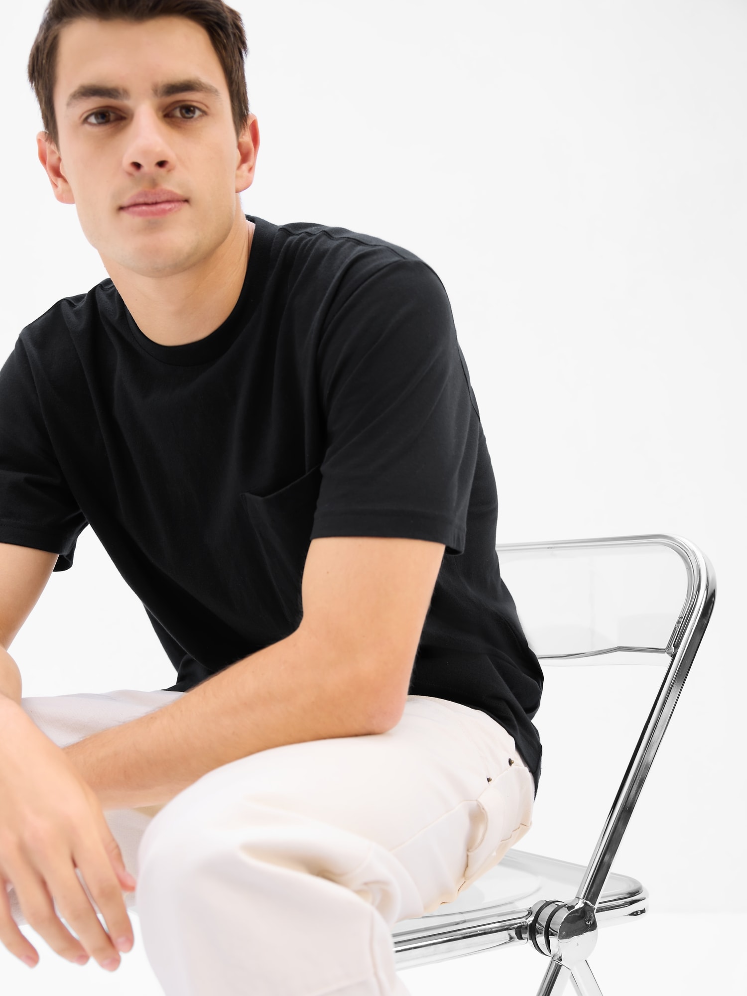 T-shirt original décontracté à poche