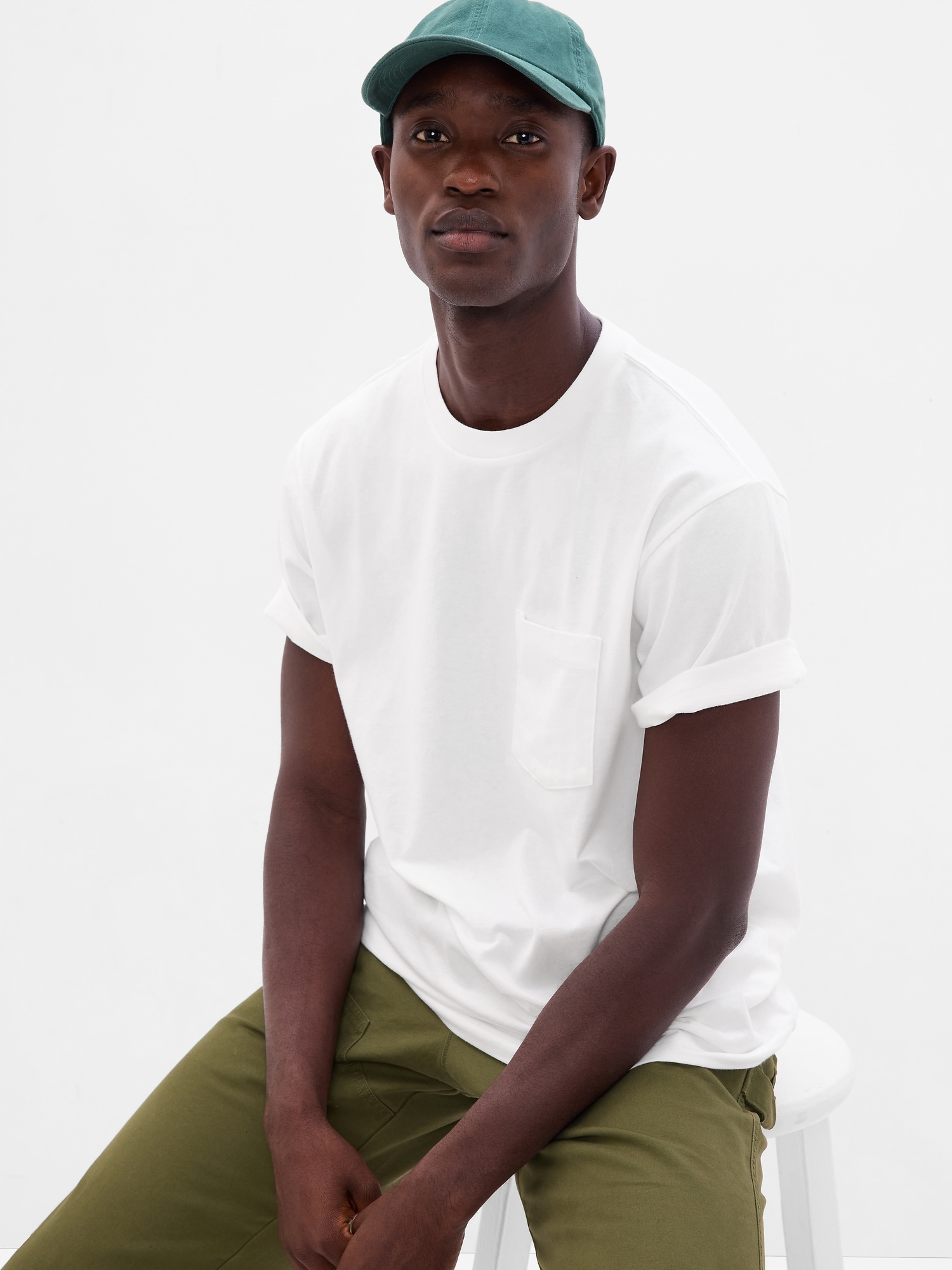 T-shirt original décontracté à poche