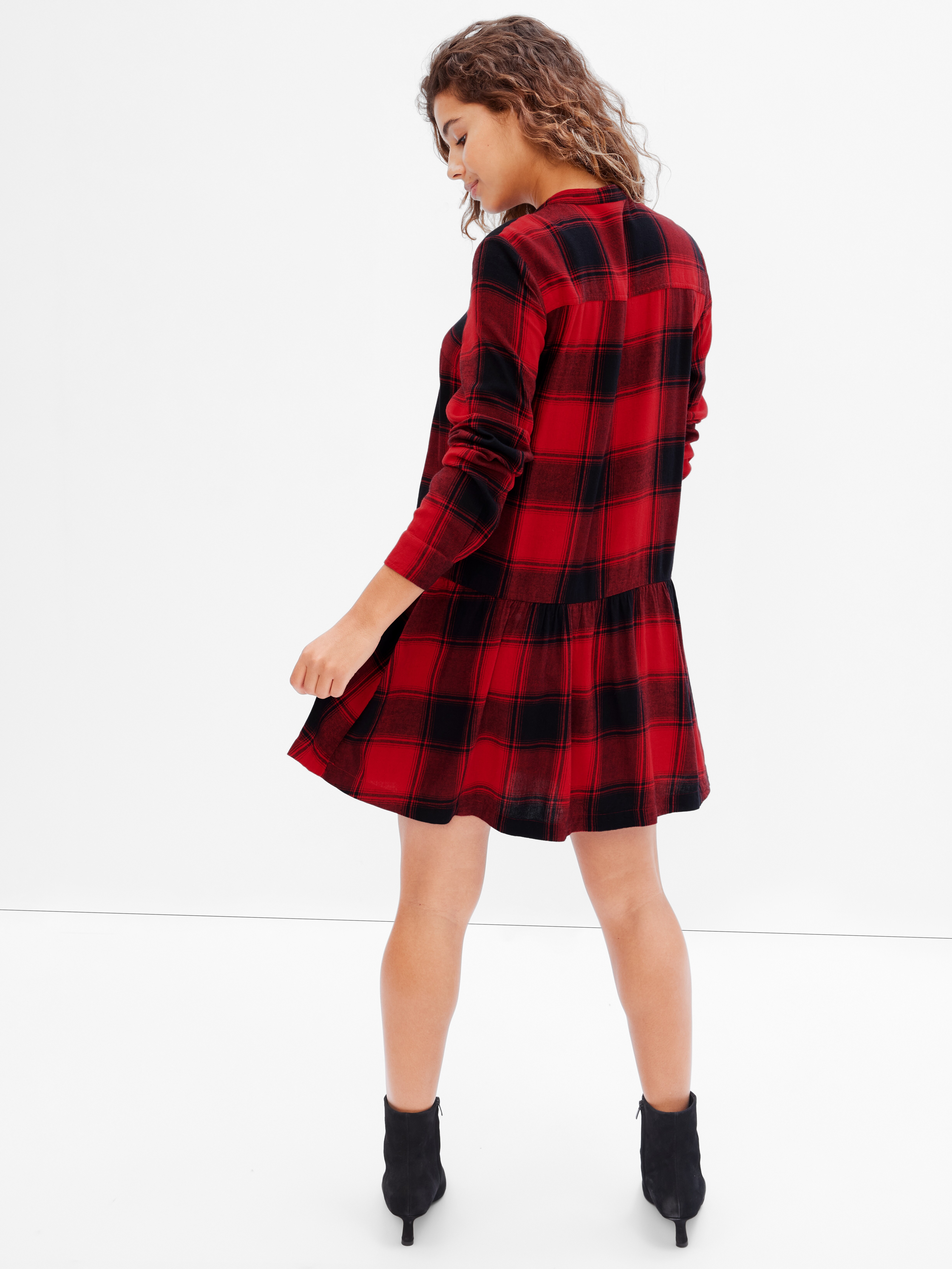 green emerald velvet dress Woodland Deer Plaid Kids Dress 5T