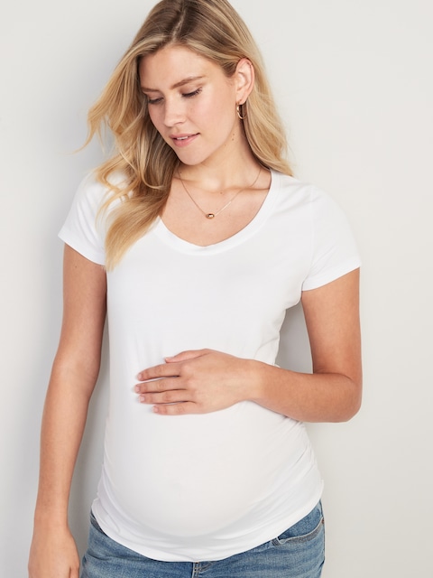 Maternity Scoop-Neck T-Shirt