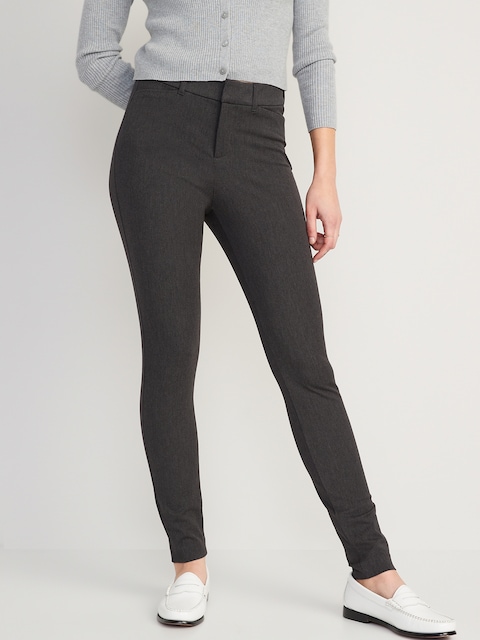 PANTALON PIXIE AJUSTÉ À TAILLE HAUTE POUR FEMME
